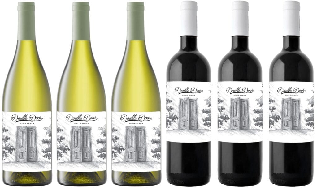 Six bottles from the Double Door Mixed Case Collection